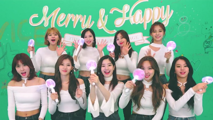V Live Twice 트와이스 Merry Happy 응원법 From Twice